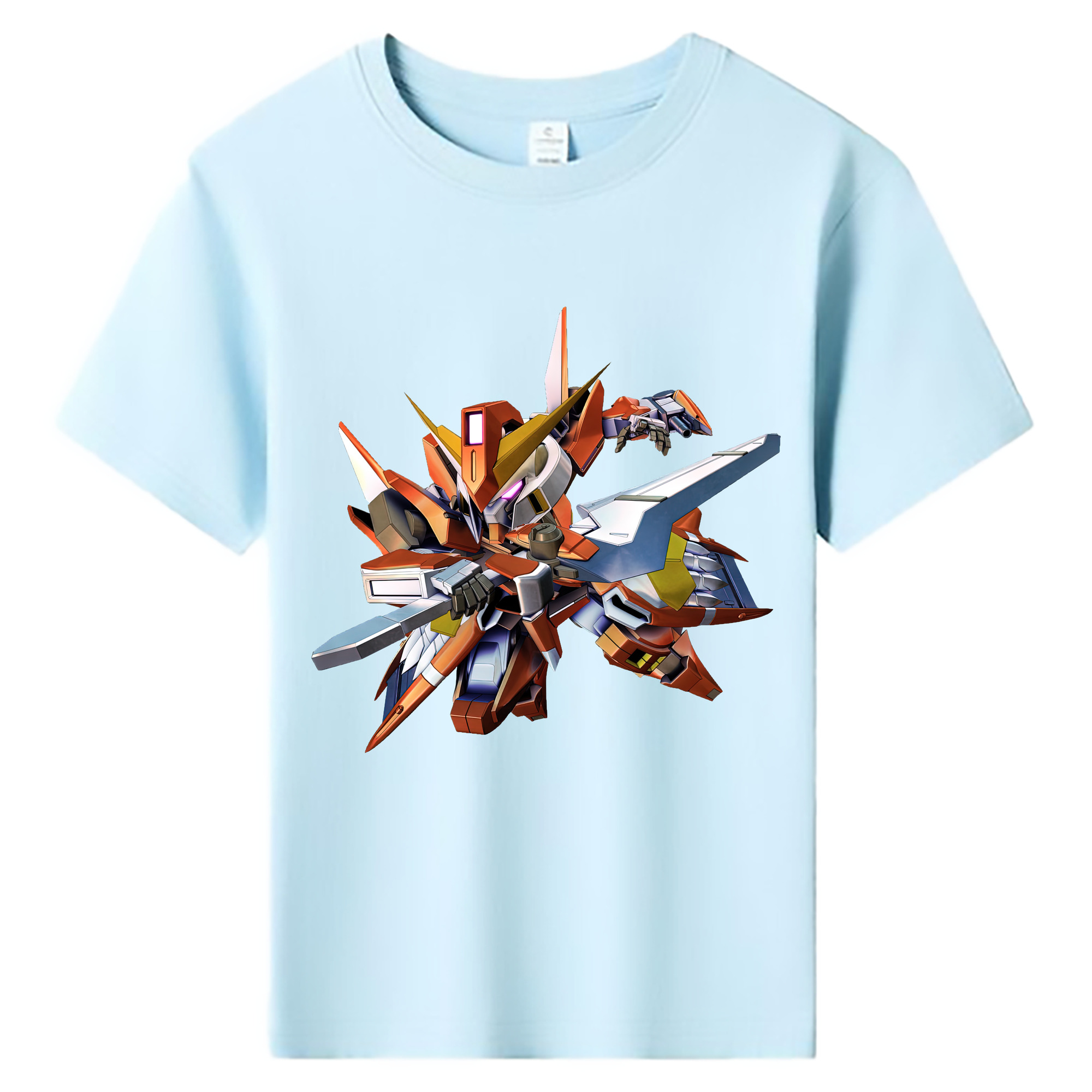 （画像用） 機動戦士ガンダム Mobile Suit Gundam 綿100％キッズTシャツ（フロントプリント）
